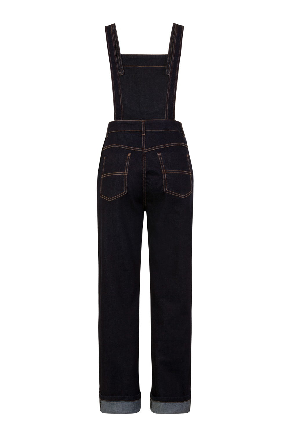 Hell Bunny - Elly May Navy Denim Dungarees
