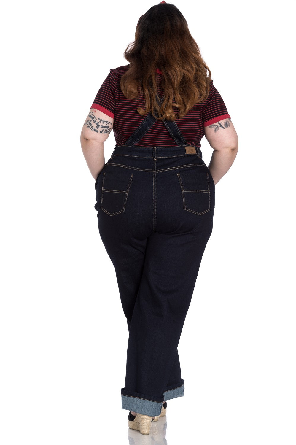 Hell Bunny - Elly May Navy Denim Dungarees