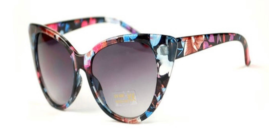 Blommiga cateyes solglasögon