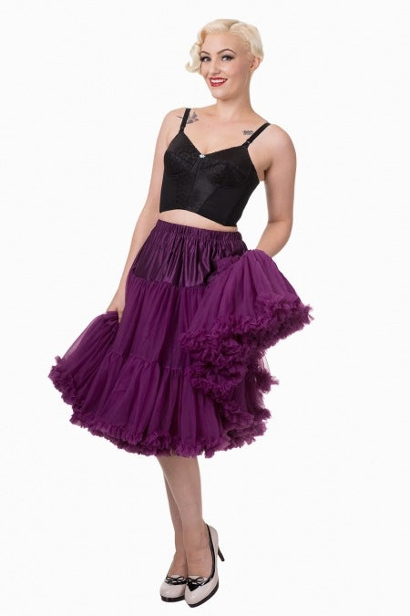 Banned Apparel - Lifeforms Eggplant Petticoat