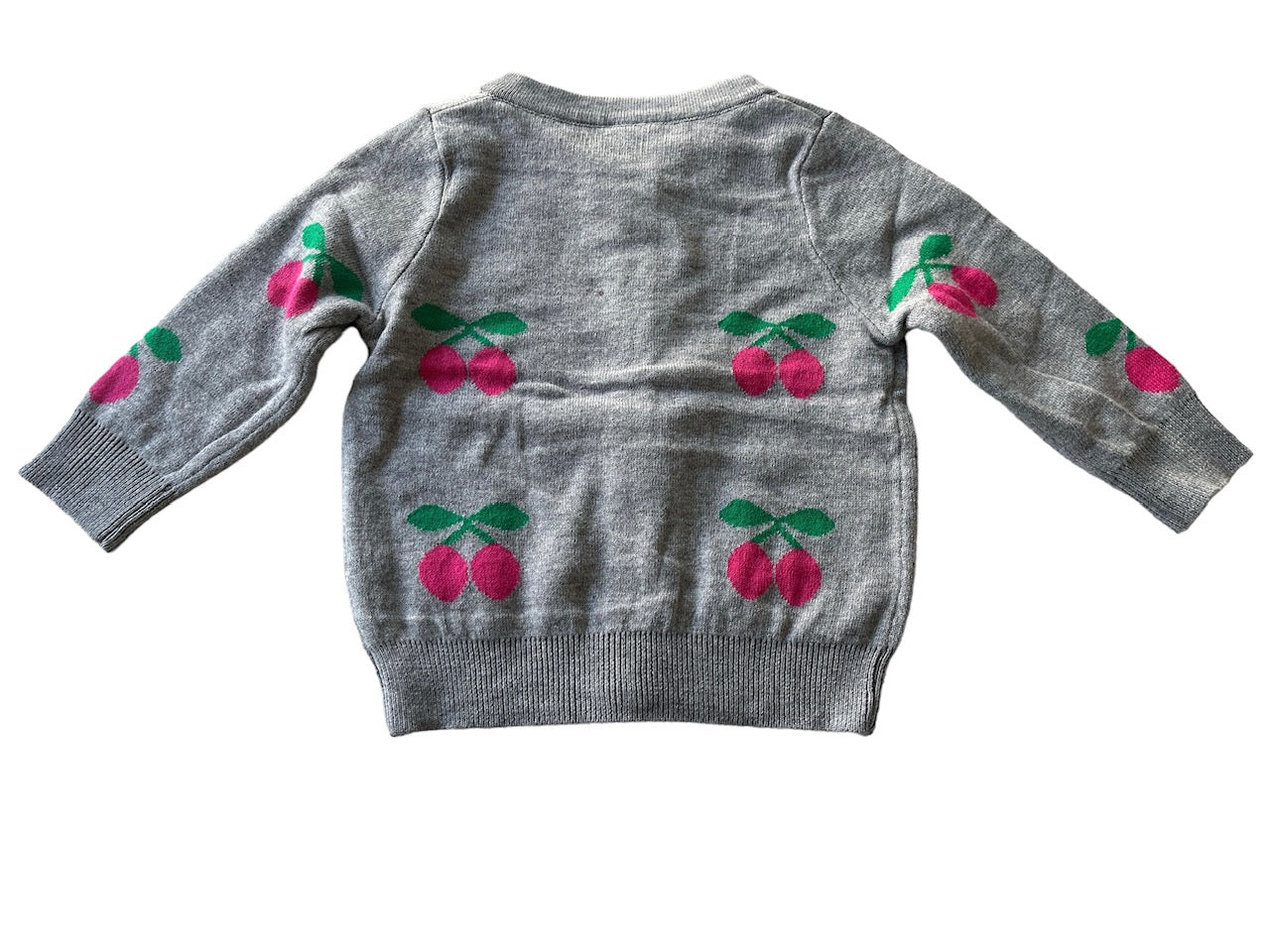 RockMama-Anne Grey Cherry Cardigan