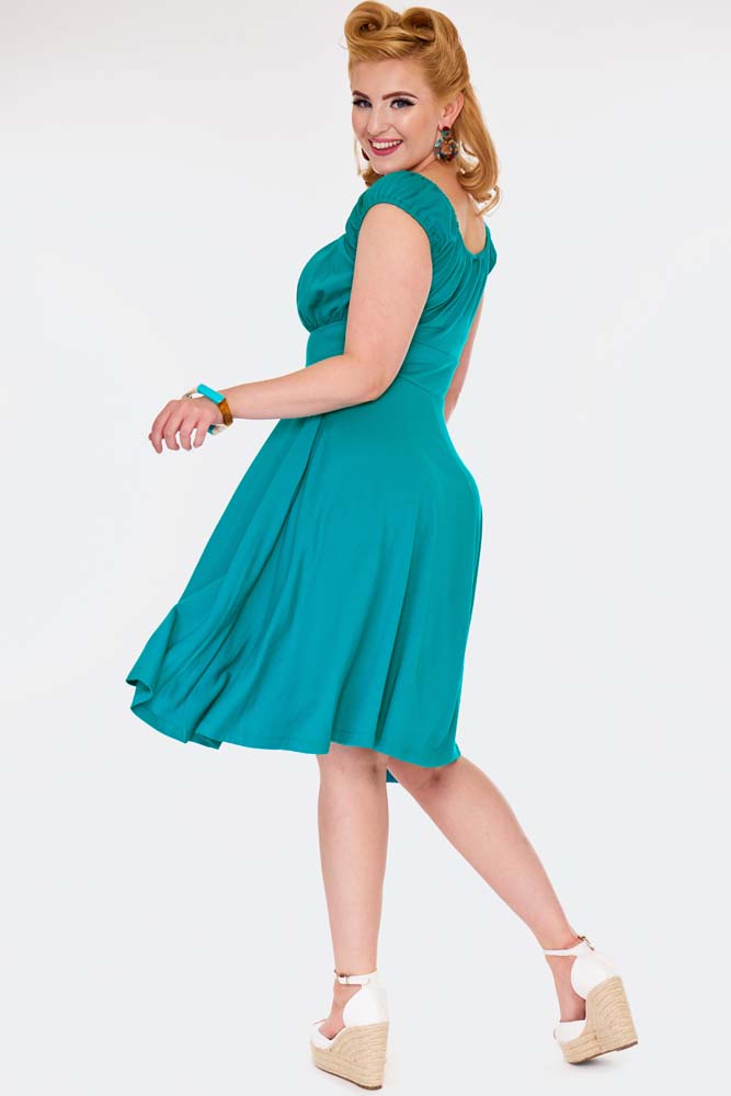 Voodoo Vixen - Turquoise Dress