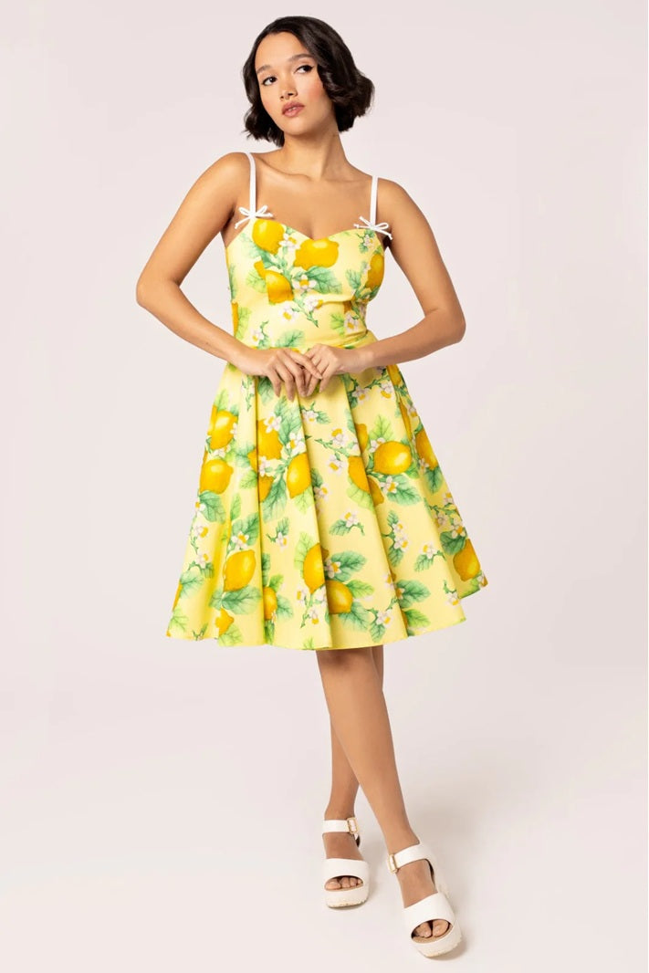 Hell Bunny - Zesty Lemon Dress