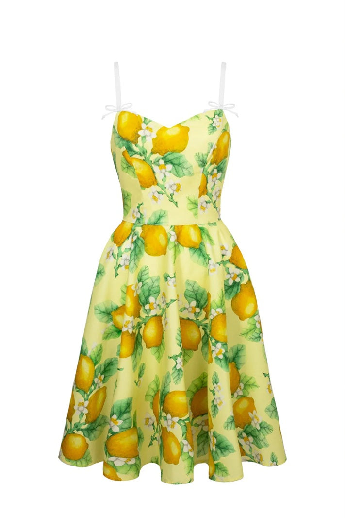 Hell Bunny - Zesty Lemon Dress