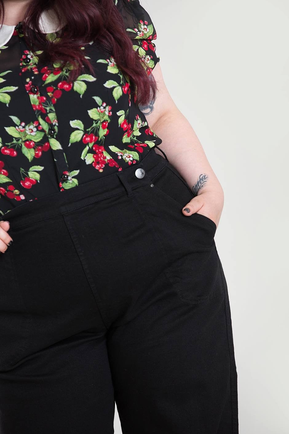 Hell Bunny - Weston Black Denim Trousers