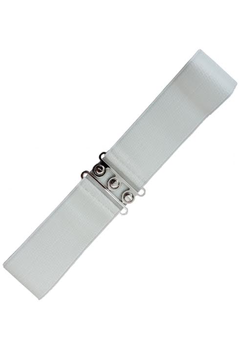 White Strech Belt