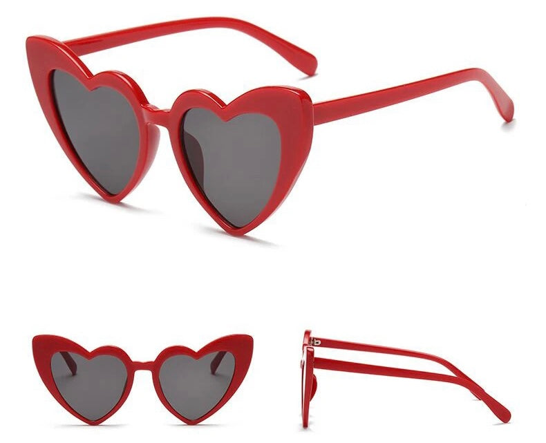 Red Heart Cateye Sunglasses