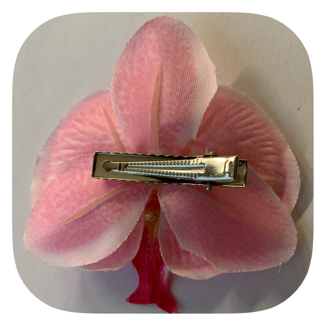 Hårblomma ljusrosa orkidé