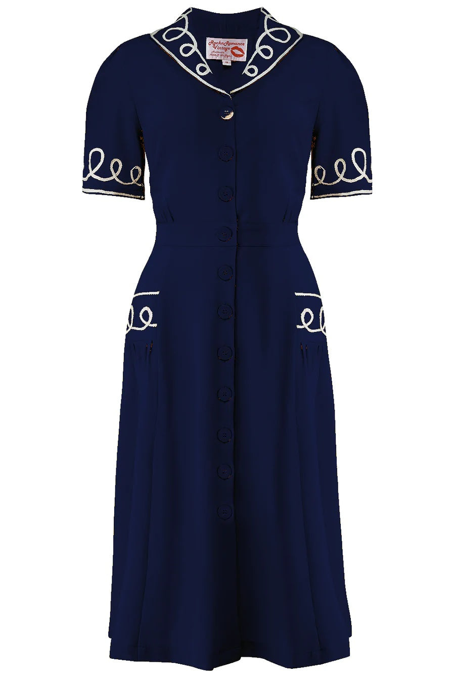 Rock N Romance - Loopy-Lou Navy Dress