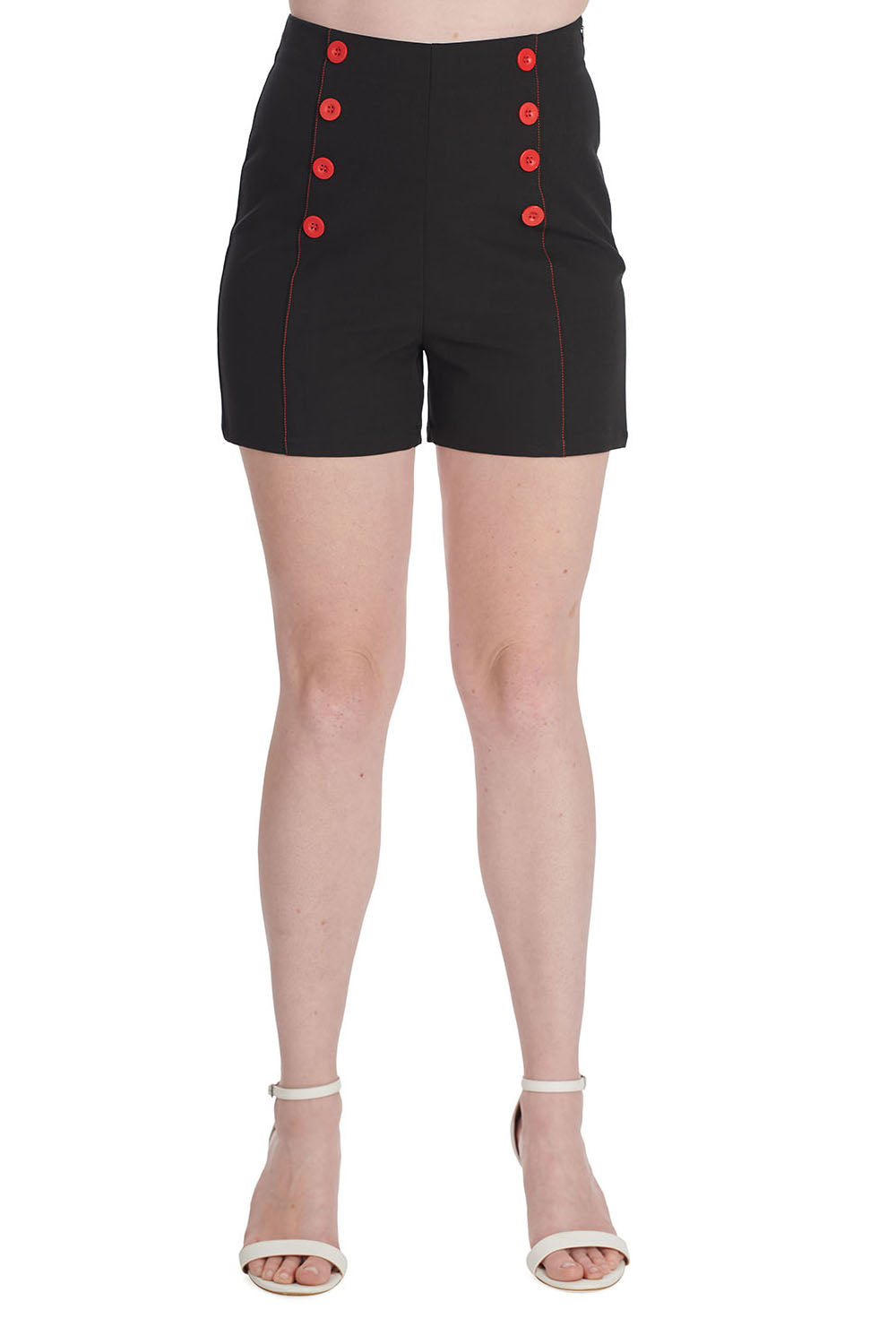 Banned Apparel - Black Pinup Up Shorts