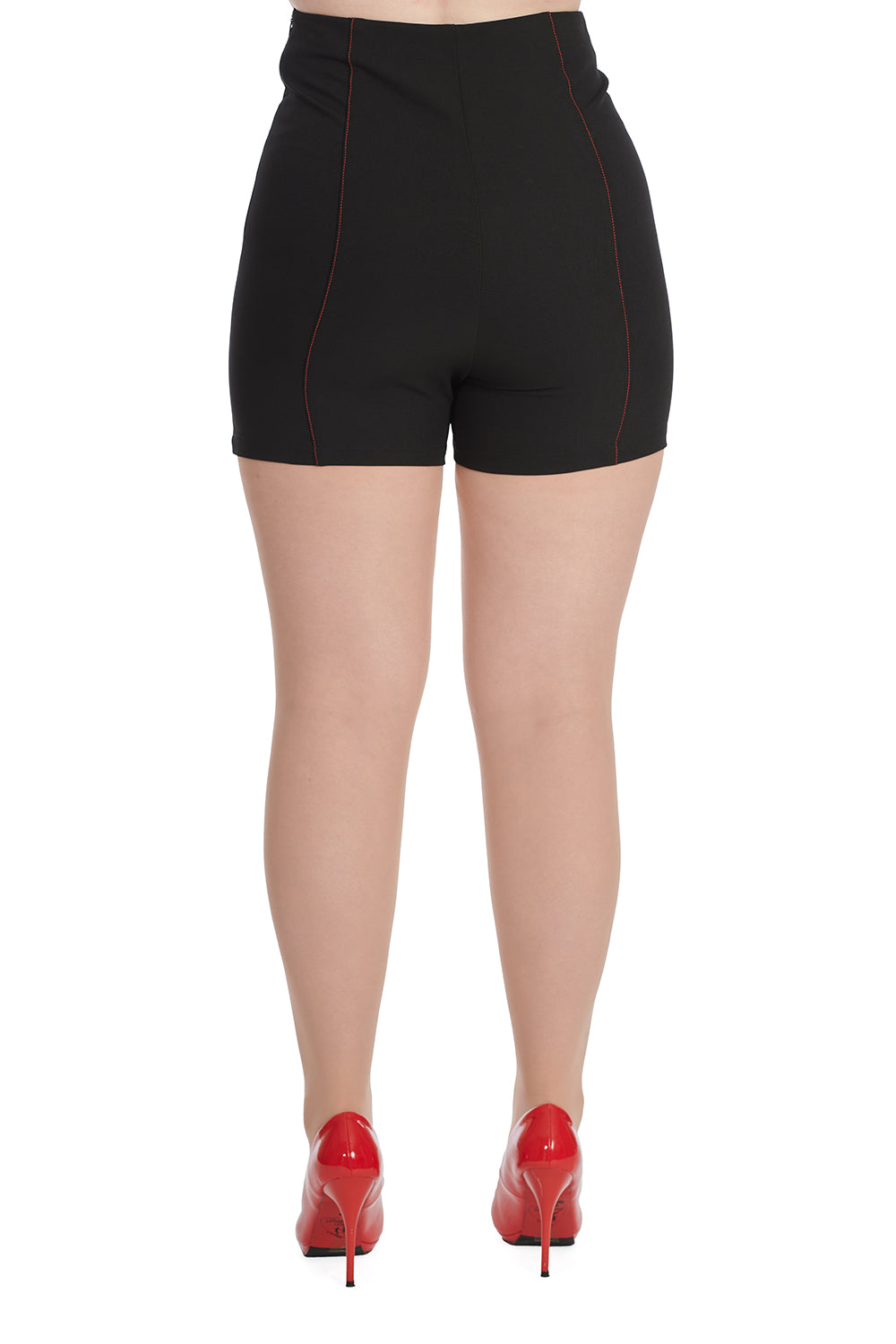 Banned Apparel - Black Pinup Up Shorts