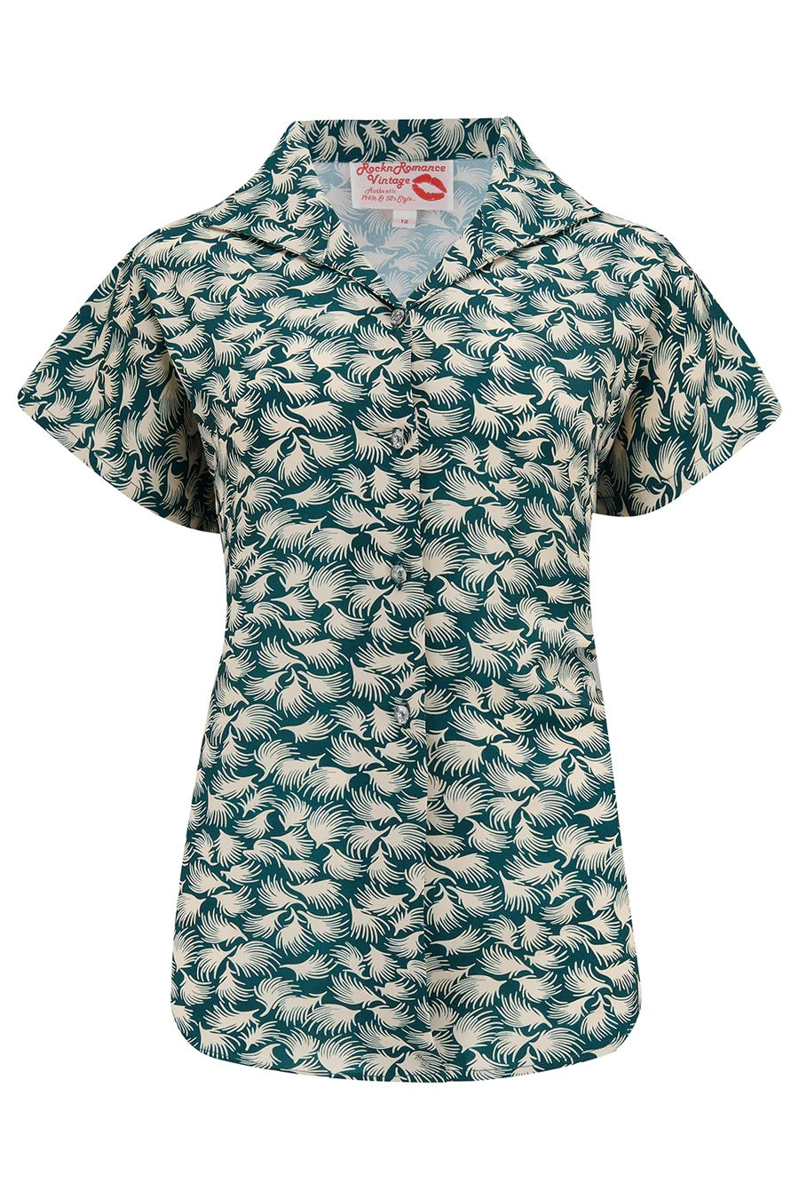 Rock N Romance - Maria Green Whisp Blouse