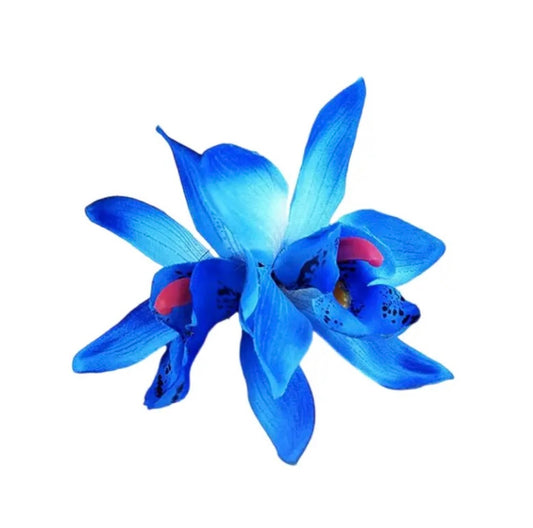 2 st hårblommor, blå