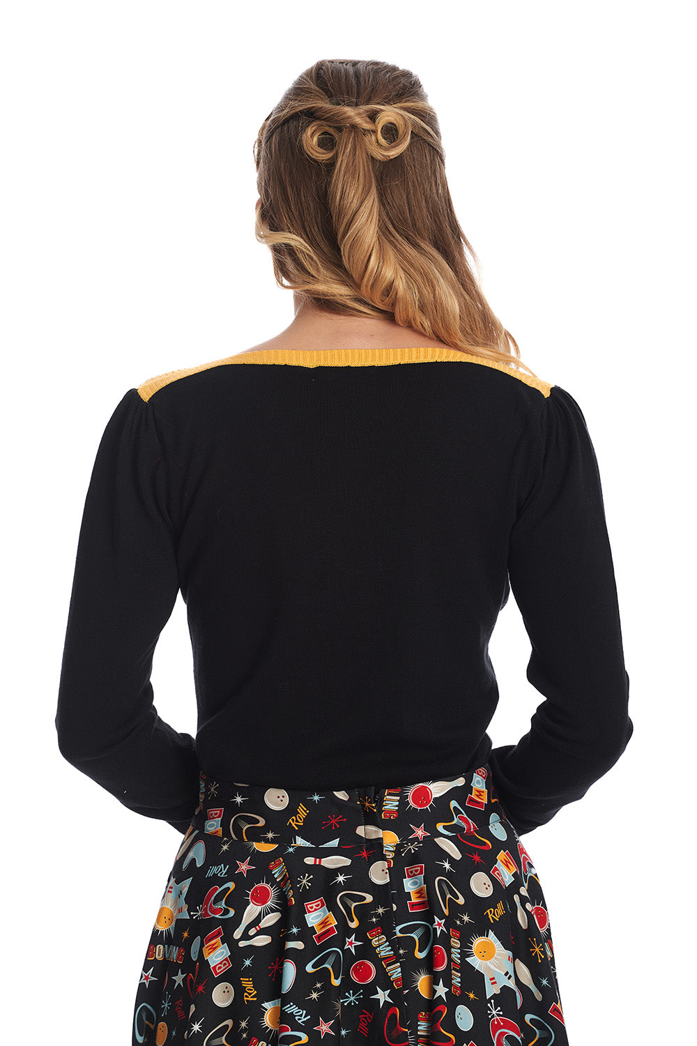 Banned Apparel - Black/Yellow Star Strike Jumper