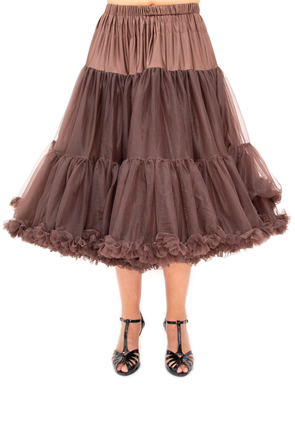 Banned Apparel - Lifeforms Choc Brown Petticoat