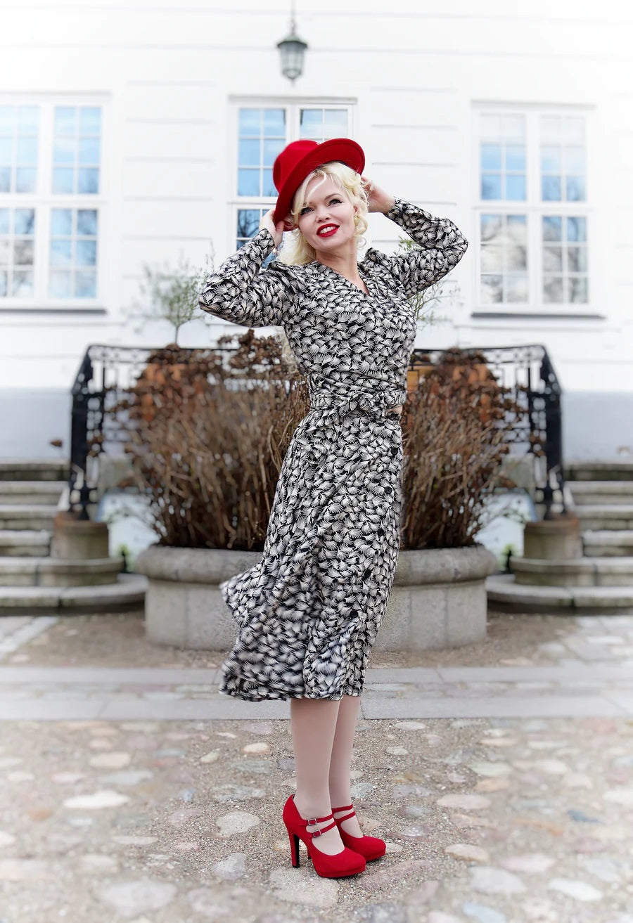 Rock N Romance - Darla Black Whisp Wrap Blouse