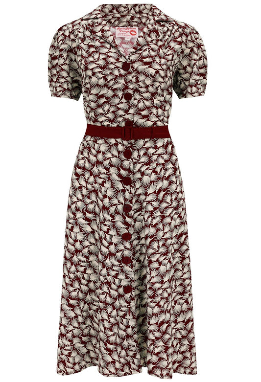 Rock N Romance - Charleen Wine Whisp Dress