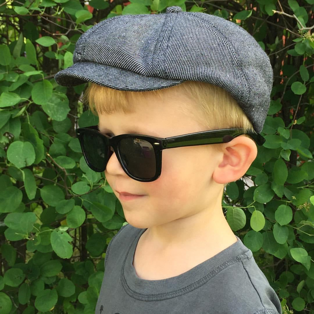 RockMama-Grey Newsboy Cap