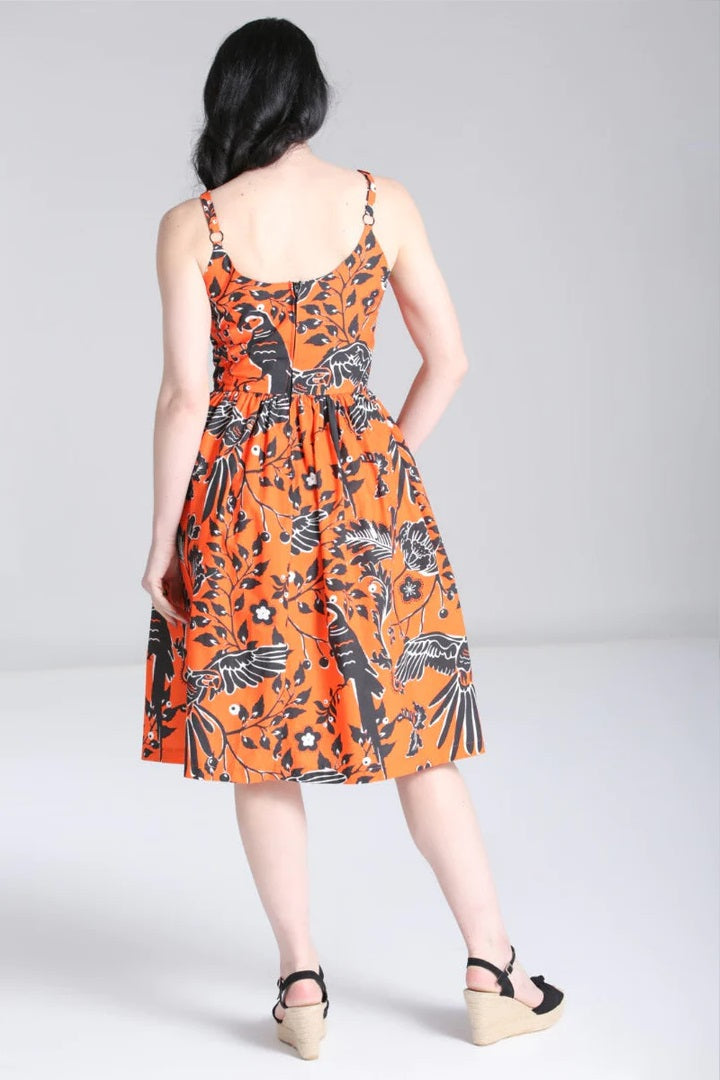 Hell Bunny - Rio Orange Dress