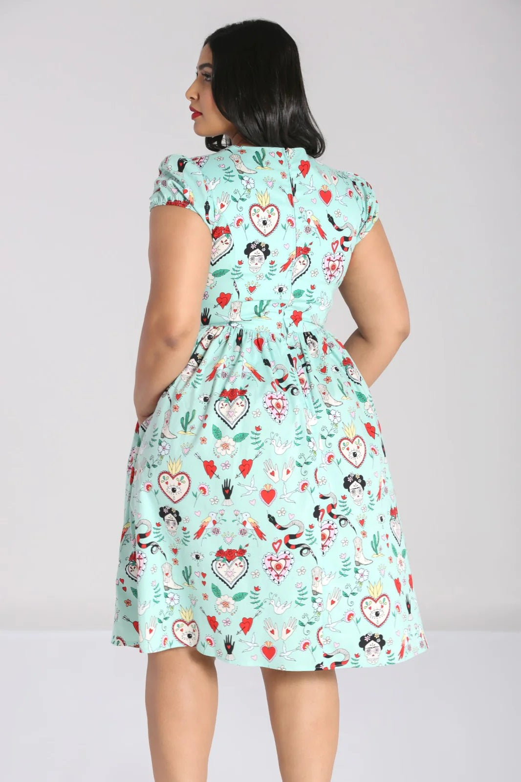 Hell Bunny - Tijuana Mint Green Dress