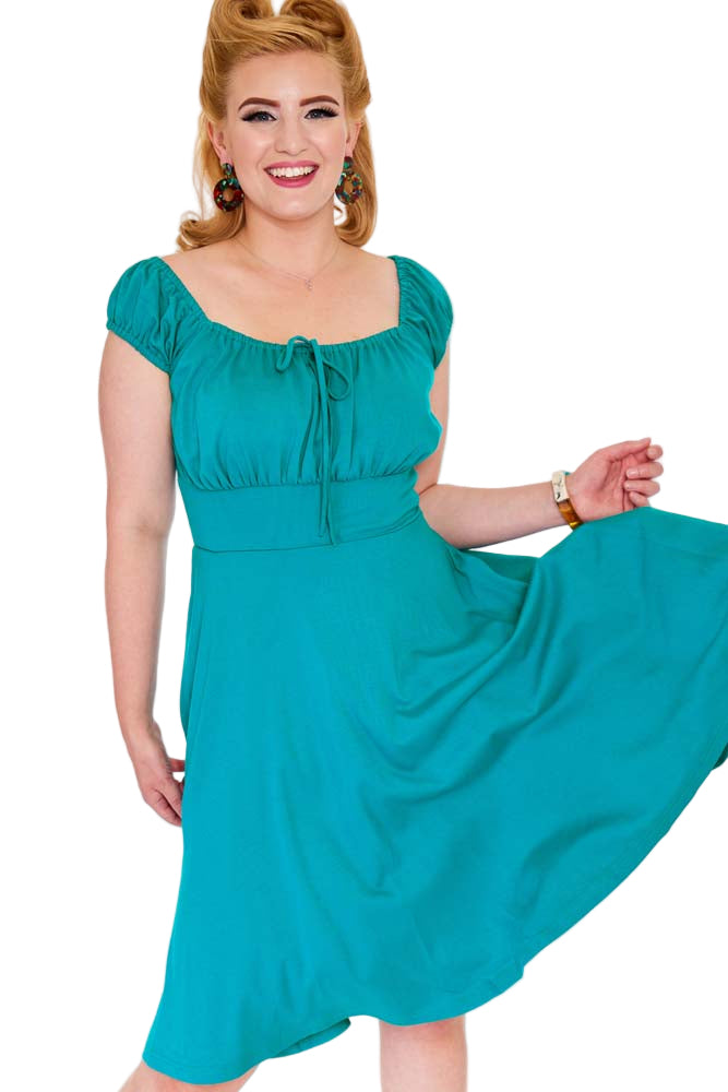 Voodoo Vixen - Turquoise Dress