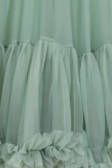 Banned Apparel - Lifeforms Sage Green Petticoat
