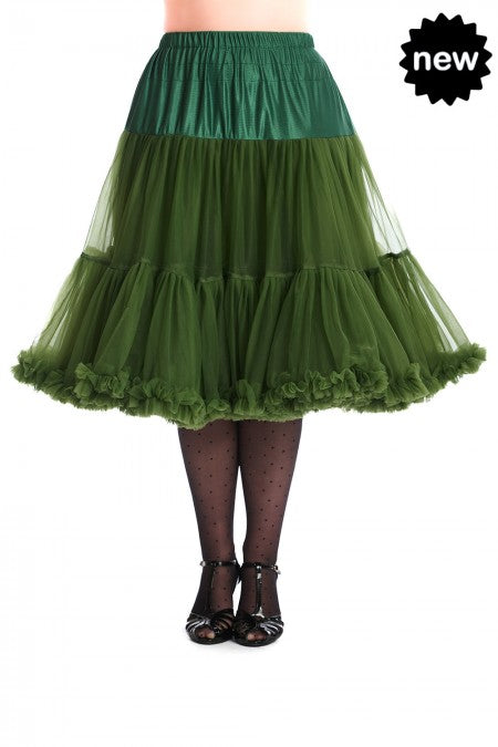 Banned Apparel - Lifeforms Forest Green Petticoat