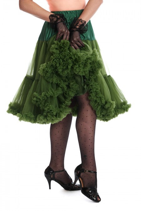 Banned Apparel - Lifeforms Forest Green Petticoat