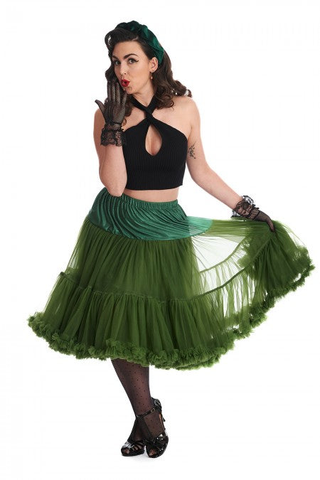 Banned Apparel - Lifeforms Forest Green Petticoat