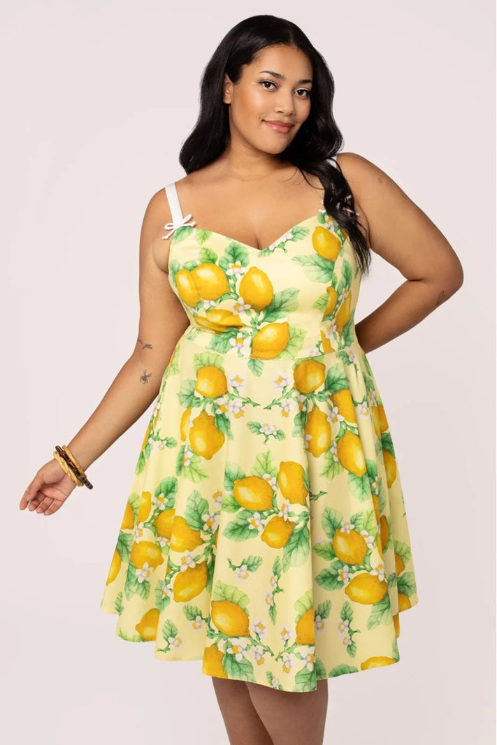 Hell Bunny - Zesty Lemon Dress
