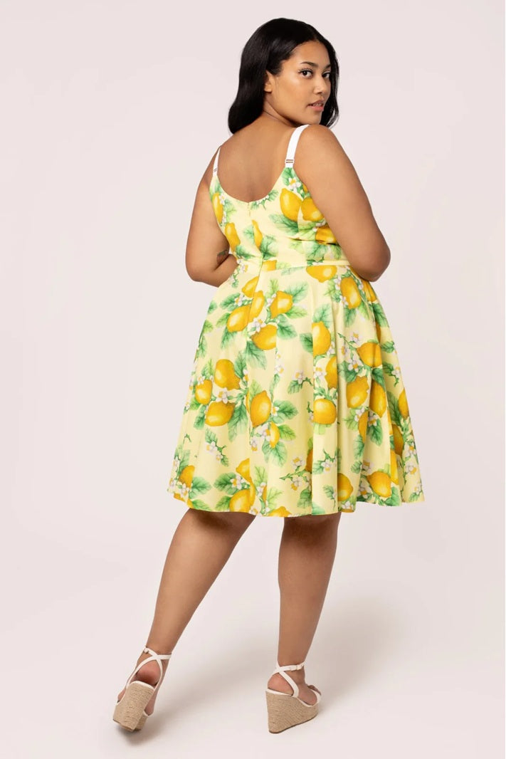 Hell Bunny - Zesty Lemon Dress