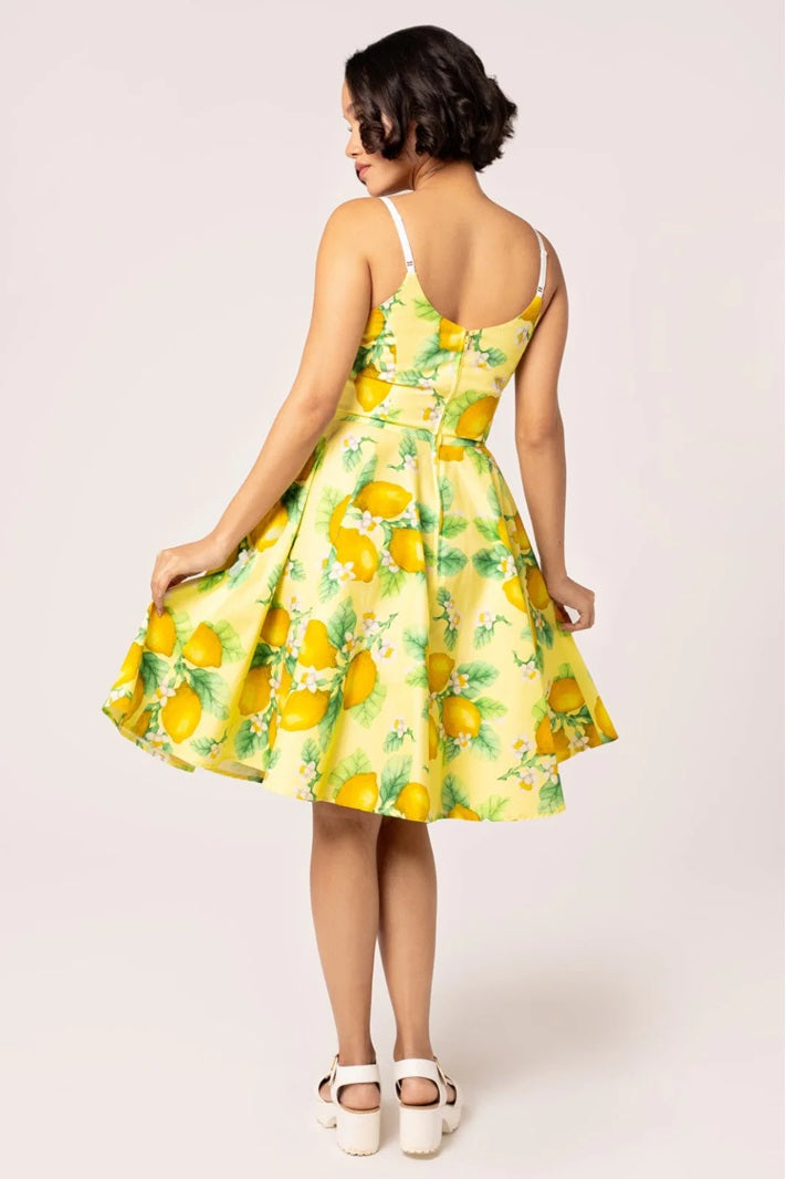 Hell Bunny - Zesty Lemon Dress