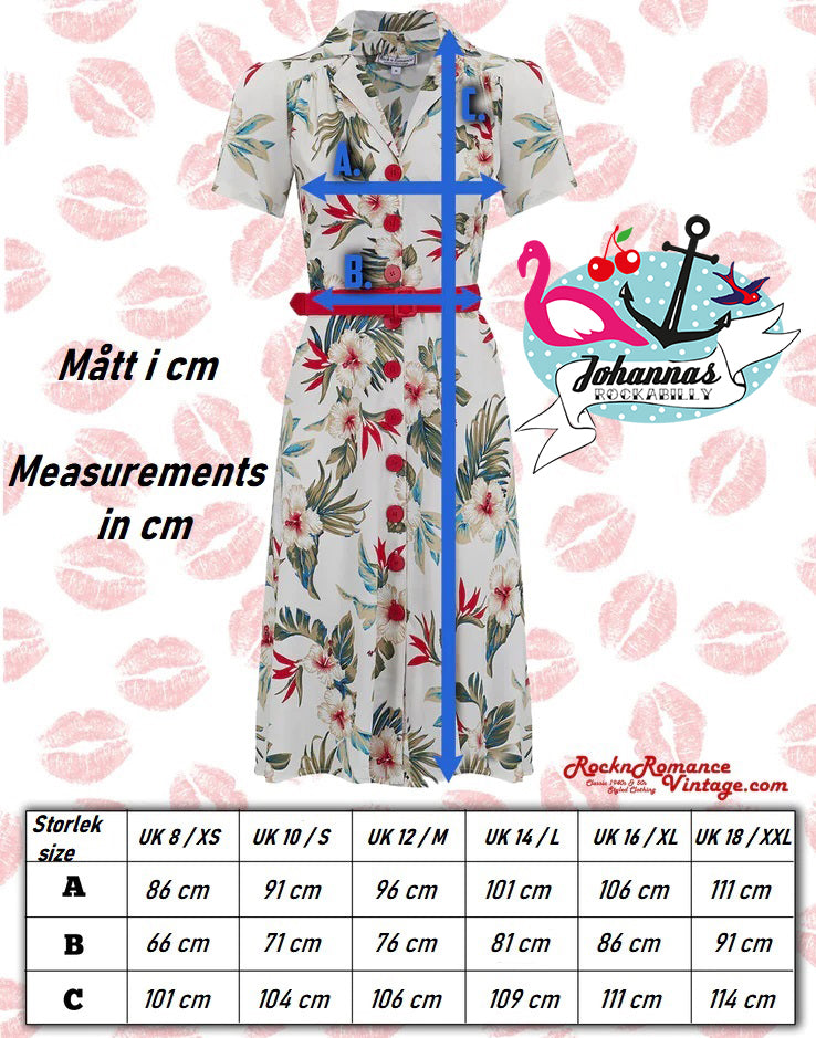 Rock N Romance - Charleen Tiki Palm Dress