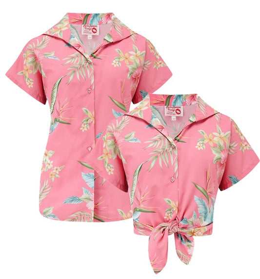 Rock N Romance - Maria Pink Honolulu Blouse