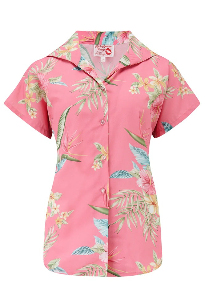 Rock N Romance - Maria Pink Honolulu Blouse
