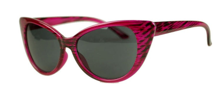 Rosa/svarta cateyes solglasögon