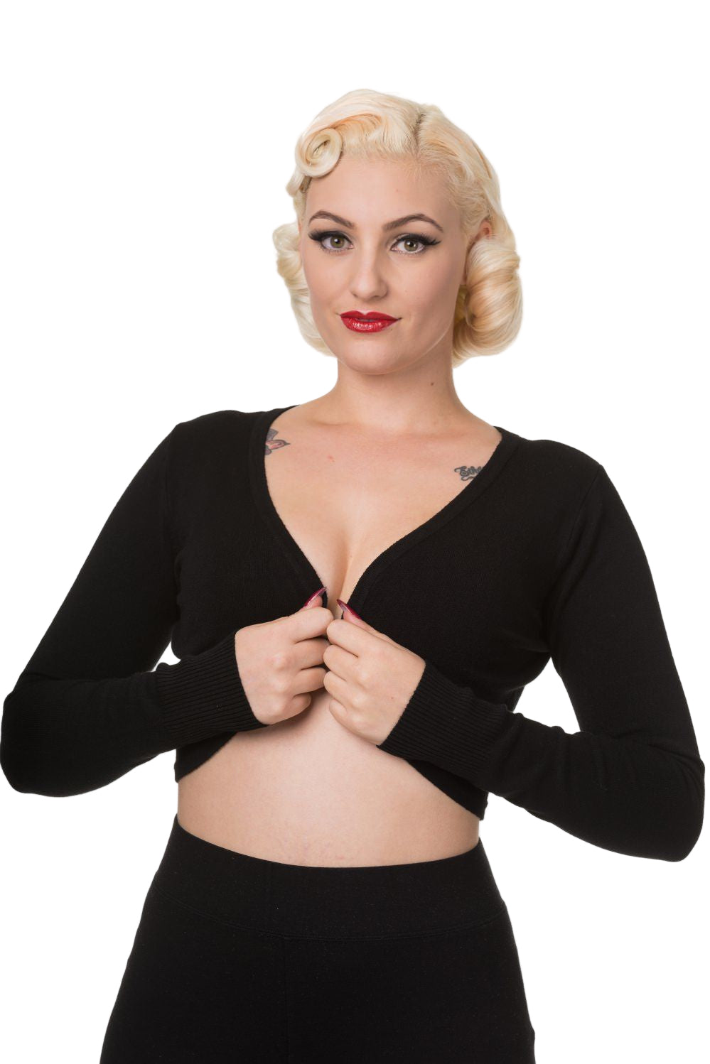 Banned Apparel - Flickers Black Bolero