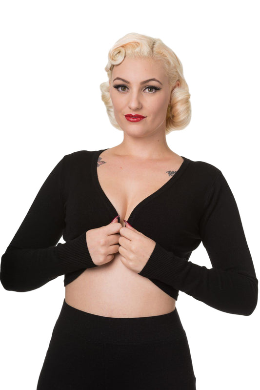 Banned Apparel - Flickers Black Bolero