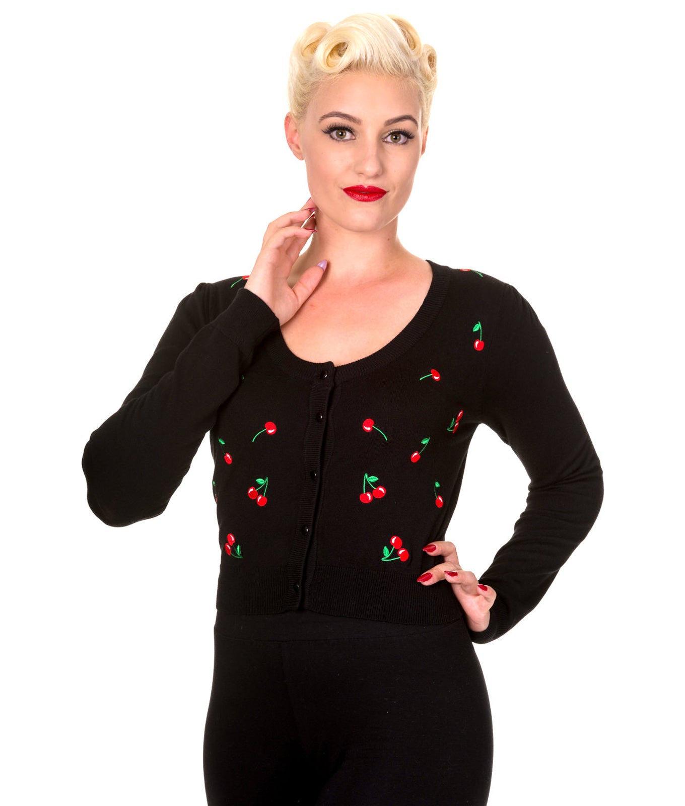 Banned Apparel - Drive Me Crazy Cherry Cardigan