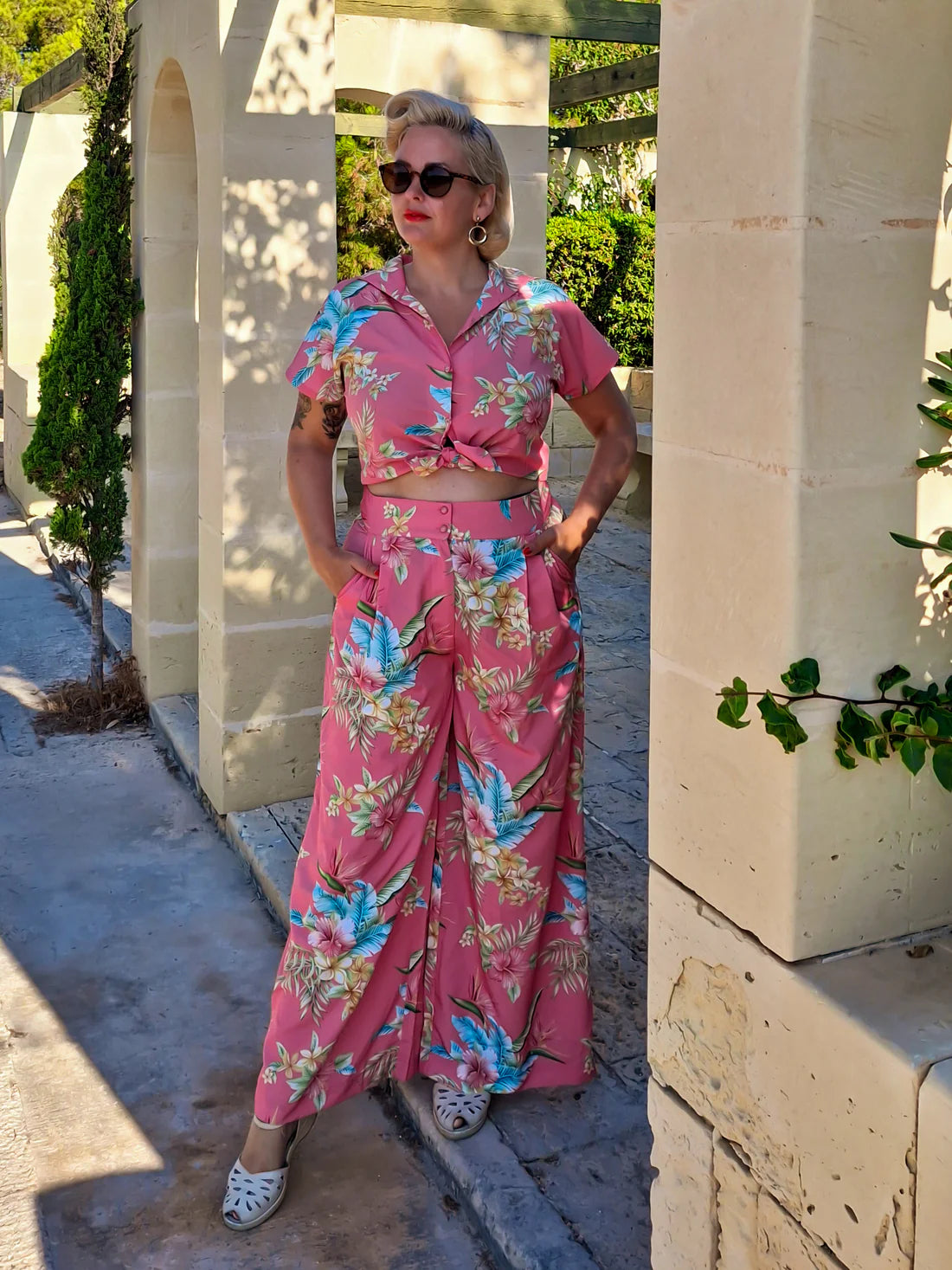 Rock N Romance - Maria Pink Honolulu Blouse