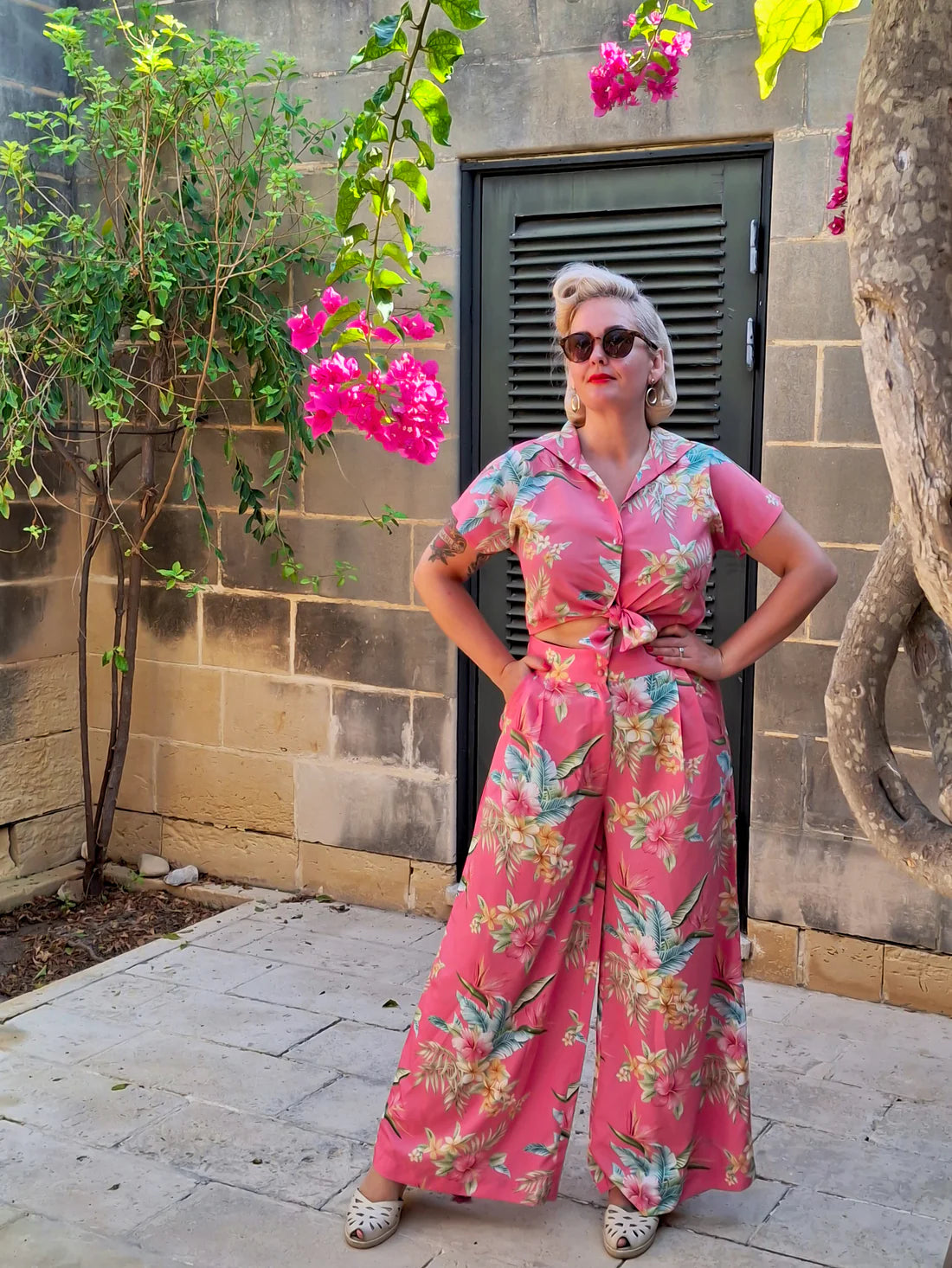 Rock N Romance - Maria Pink Honolulu Blouse