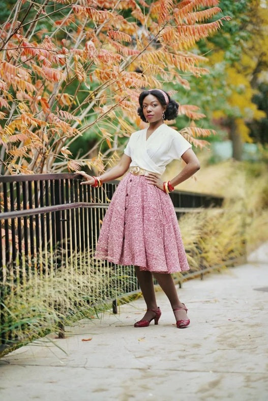 Rock N Romance - Darla Antique White Wrap Blouse