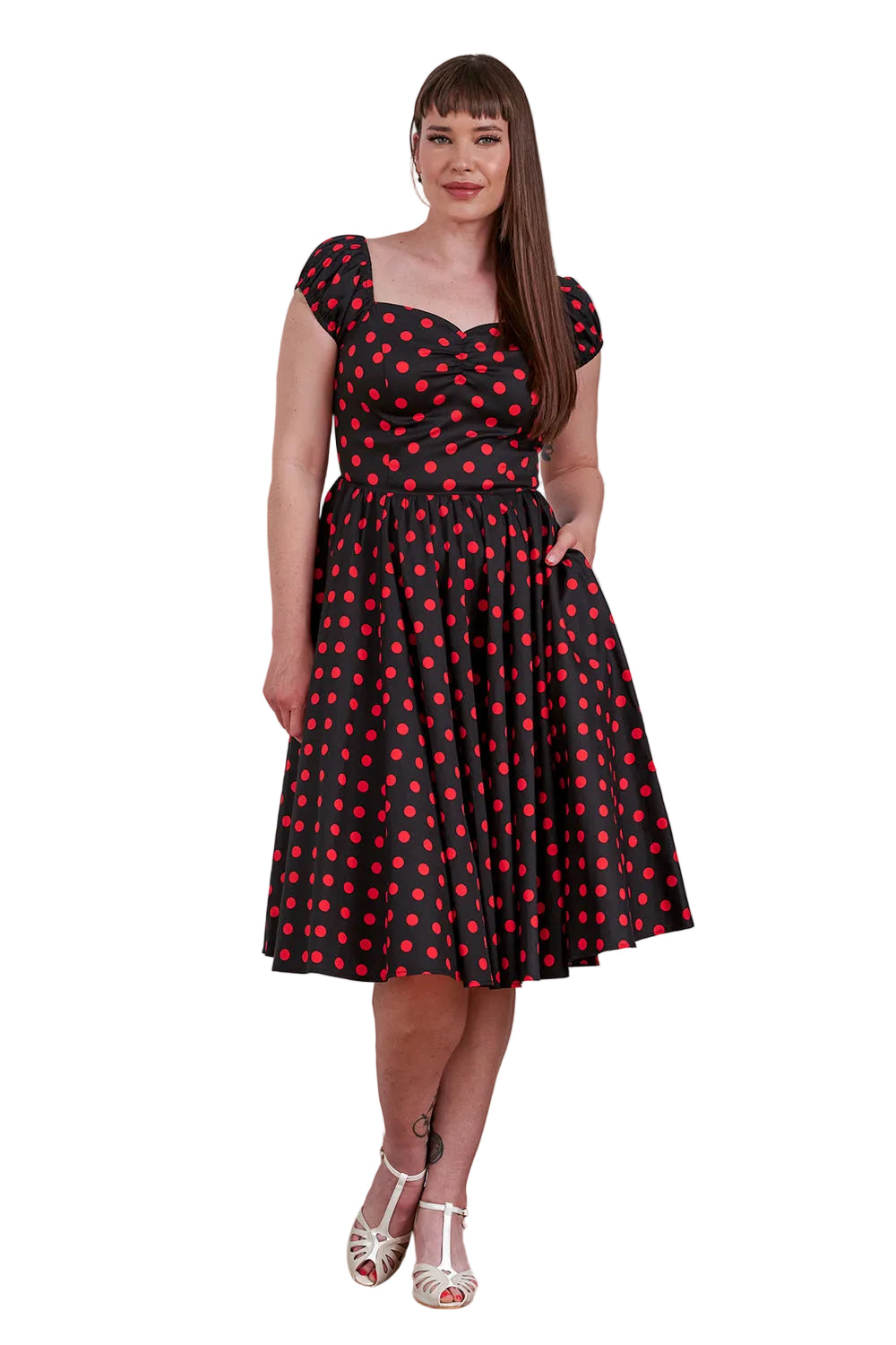 Banned Apparel - Black Marilyn Polka Dress