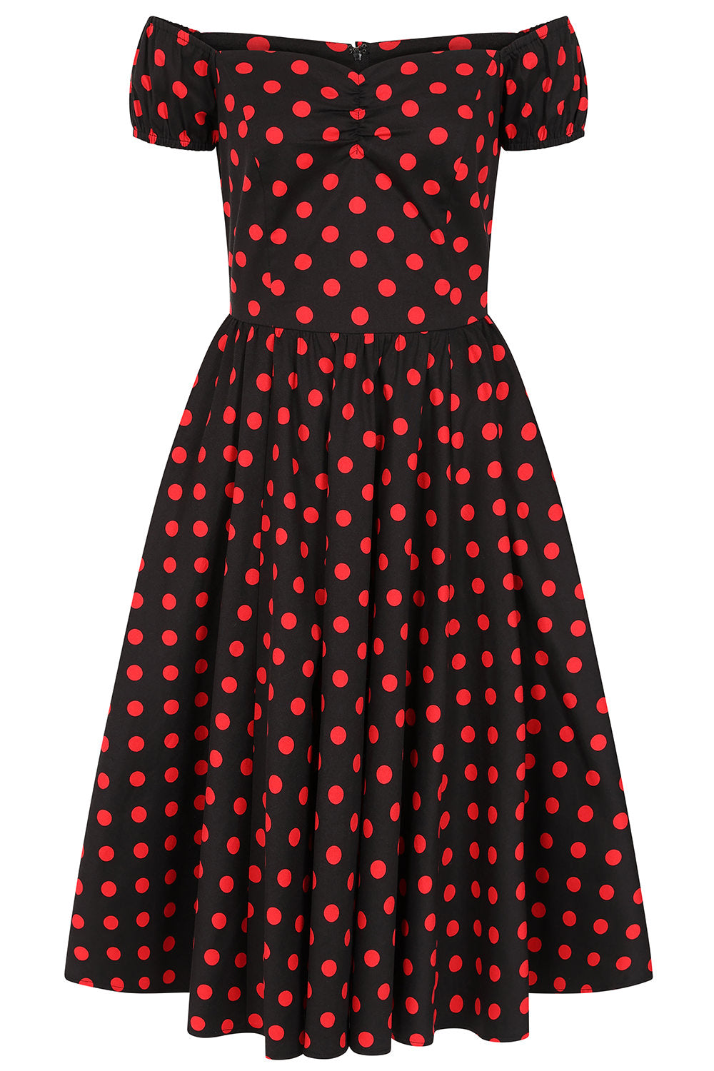 Banned Apparel - Black Marilyn Polka Dress