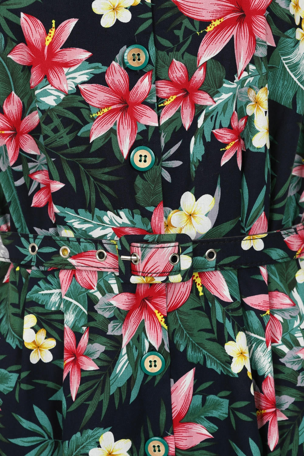 Banned Apparel - Navy Kate Tropical Dress