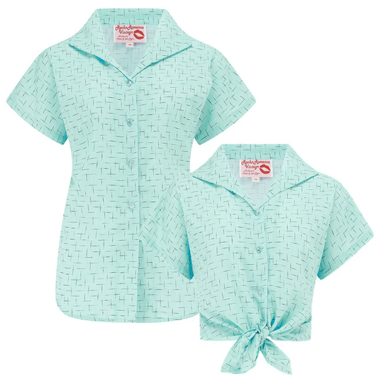 Rock N Romance - Maria Atomic Stitch Blouse