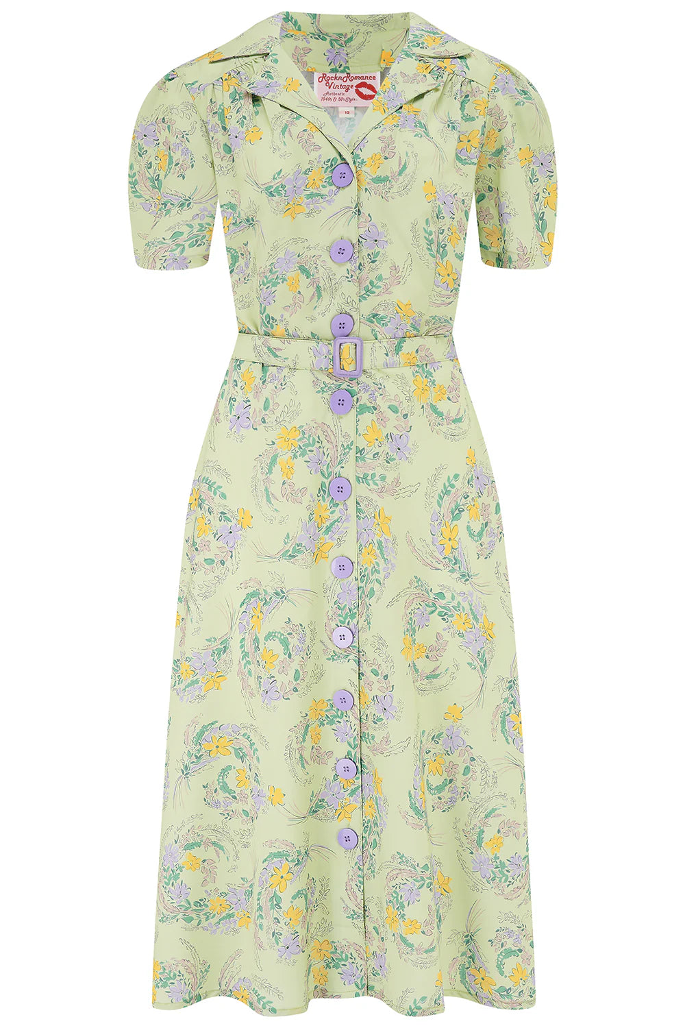 Rock N Romance - Charleen Meadow Lane Print Dress