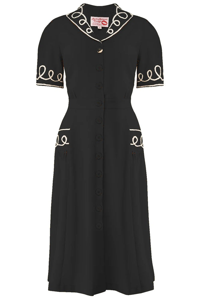 Rock N Romance - Loopy-Lou Black Dress