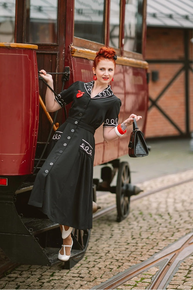 Rock N Romance - Loopy-Lou Black Dress