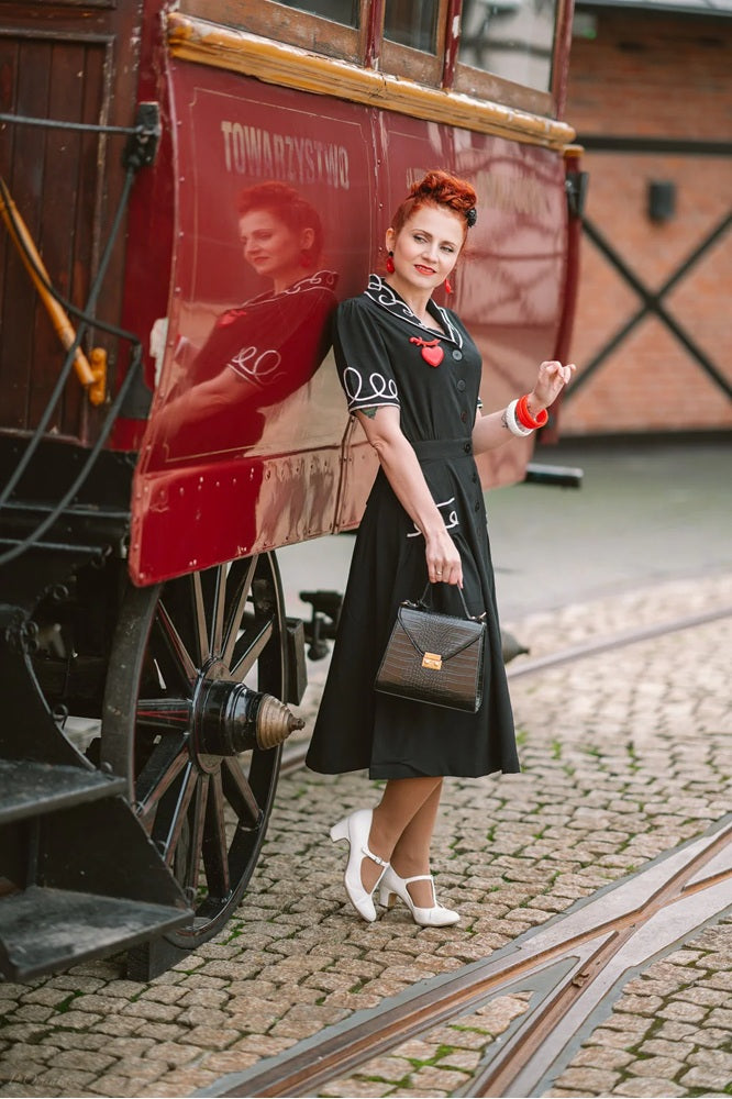 Rock N Romance - Loopy-Lou Black Dress